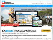 Tablet Screenshot of bangalorewebdesign.com